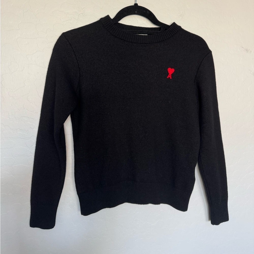 AMI Paris Ami de Coeur wool sweater Women’s size XS - Picture 2 of 12